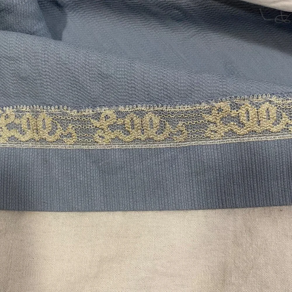 Lilly Pulitzer Blue Mini Skirt with Pink Embellished Faux Crystals‎ Size 8